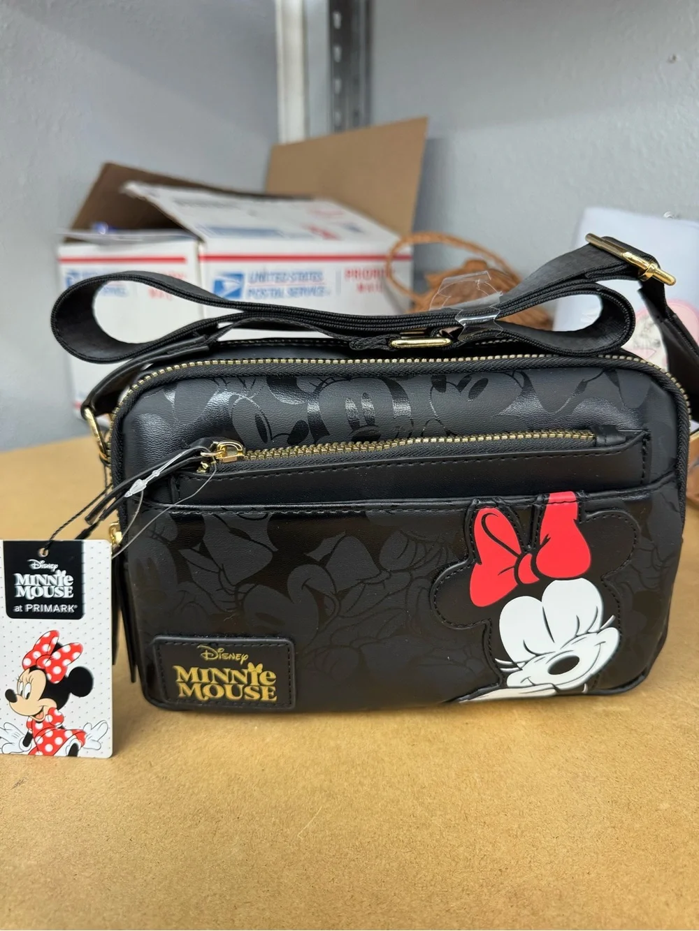 Primark Minnie Mouse Crossbody Bag with Red Bow